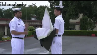 Pakistan Navy celebrated Independence Day starting with Gun Salutes & special prayers for Kashmir