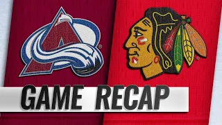 Compher, Soderberg lead Avalanche past Blackhawks