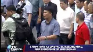 DILG: Suspend 8 Ampatuans in Maguindanao govt