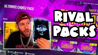 *ICON PULL* + 8 PURPLE PULLS! ULTIMATE CHOICE PACK + RIVAL REWARD PACK OPENING | NHL 22 HUT CONTENT