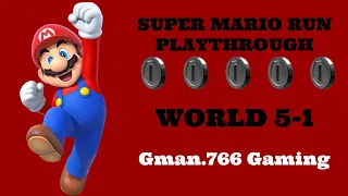 SUPER MARIO RUN - World 5-1 Black Coins