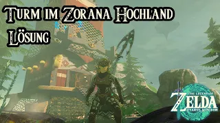 Turm im Zorana Hochland Lösung Zelda Tears of the Kingdom Kartografie Wasserfrucht