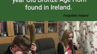 The Celtic Cello meets a 4000 year Old Bronze Age Horn found in Ireland.