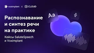 Распознавание и синтез речи на практике: Кейсы SaluteSpeech и Voximplant