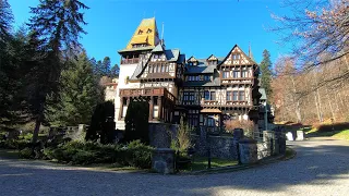 Pelisor Castle Sinaia Romania Exterior and surroundings