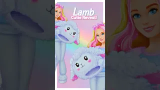 Barbie Cutie Reveal Lamb 🎀🩵✨ Doll Make-Over! #barbie #doll #toys #unboxing