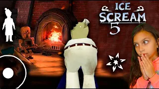 ПЯТАЯ ЧАСТЬ МОРОЖЕНЩИКА! ИГРАЮ ЗА РОДА! Ice scream 5 Friends vs Ice Scream 4! Мороженщик 5 Валеришка