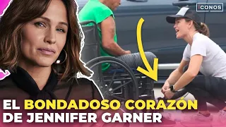 Jennifer Garner quedó descalza para ayudar a un mendigo | íconos