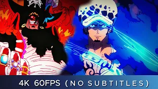 Law vs Blackbeard clip | [4K 60FPS] | NO SUBTITLES | one piece episode 1093