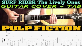 Surf Rider GUITAR LESSON COVER with TAB | PULP FICTION The Lively Ones