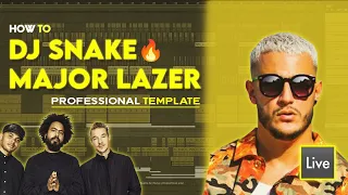 DJ SNAKE, MAJOR LAZER STYLE (REGGAETON POP) | PROFESSIONAL TEMPLATE (ABLETON LIVE) | KEVIN BRAND