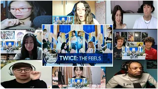 TWICE: The Feels | The Tonight Show Starring Jimmy Fallon Reaction Mashup