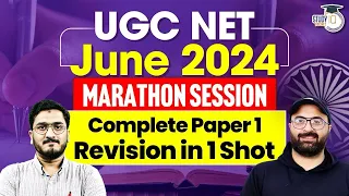 UGC NET Paper 1 | Marathon session for Paper 1 all 10 units covered | UGC NET June 2024