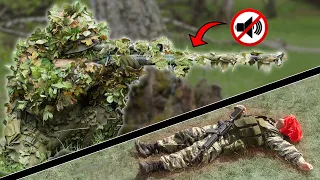 Ghillie Suit Silently Ambushes Whole Team (Airsoft Sniper With Wolverine MTW)