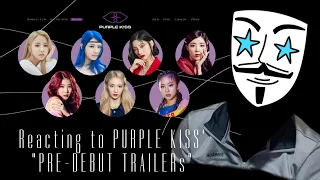 Tipsy Reacts to PURPLE KISS' "PRE-DEBUT TRAILERs"