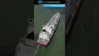 Adamastos LNG arriving at Port Corpus Christi #shorts #shortsyoutube