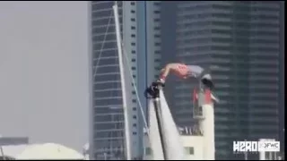 Flyboarding world champion Gemma Weston