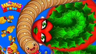 Worms zone io Dragon Non stop troling #122