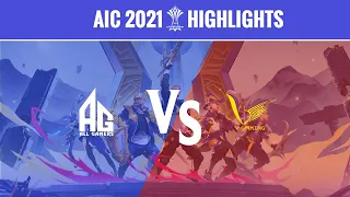 Highlights: All Gamers vs V Gaming | AIC 2021 Group Stage Day 3