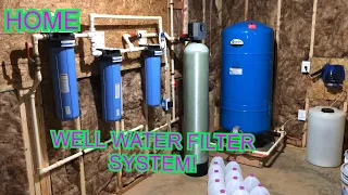 Well water filter system