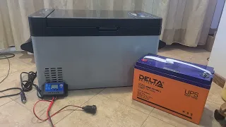 эксперимент компрессорный холодильник и дельта 100 ампер - часов.