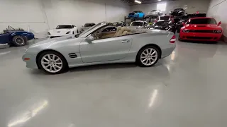 2008 Mercedes Benz SL550 - Diamond Silver Metallic/Almond - Only 16874 Miles!