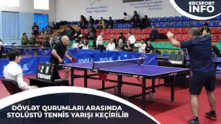 Stolüstü tennis yarışında FHN-in əməkdaşları birinci oldu | CBC SPORT İNFO