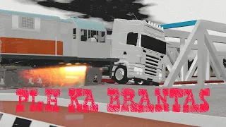 PLH KERETA API BRANTAS 2023!!! |TABRAKAN KERETA API DENGAN TRUK |TRAIN CRASH