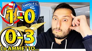 SPEZIA-LAZIO 0-3... lo AMMETTO: hanno un GIOCO STREPITOSO... CREMONESE-EMPOLI 1-0‼️😱