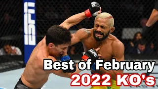 MMAs Best Knockouts of the February 2022 HD  Part 1 🔥