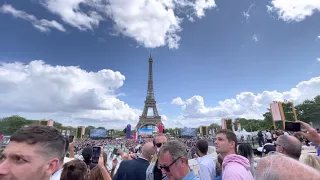 Passage de la Patrouille de France pour les JO de Paris France 2024 !