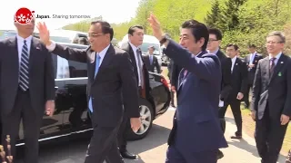 中国国务院总理李克强访问北海道