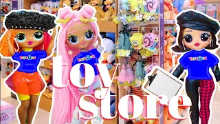 LOL OMG Dolls Work At Toys R Us Store Zuru TOY Mini Brands Unboxing