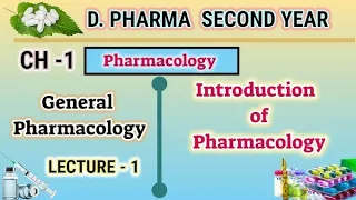 Pharmacology 1st chapter, part-(1)D Pharma-2nd year by-Pankaj sir