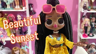 LOL OMG Sunset World Travel Doll Review - Love Her Colors!