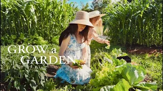 Our Backyard Vegetable GARDEN TOUR: Start of Summer 2024 (Family Gardening Life)