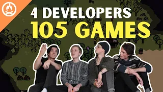 How 4 indie devs released over 105 games and changed their lives