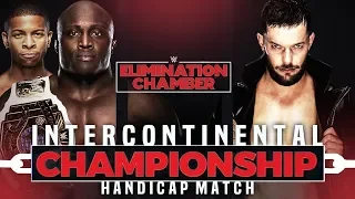 Wwe Finn Balor Vs Bobby Lashley and Lio Rush Intercontinental Match At Elimination Chamber 2019