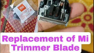 Mi Trimmer Blade Replacement | New Trimmer Blade Purchase from service Centre @ Rs.350 only | 2022