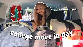 STANFORD MOVE IN DAY 2021 (freshman year college vlog)
