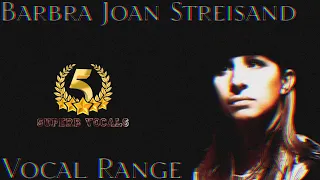 "Barbra Joan Streisand" Album Vocal Range Eb3-G5 | Barbra Streisand #barbrastreisand #vocalrange