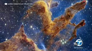 Webb telescope captures new snapshot of iconic 'Pillars of Creation'