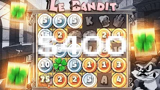 SPINNING INTO HUGE BONUS ON LE BANDIT!! (RARE!)