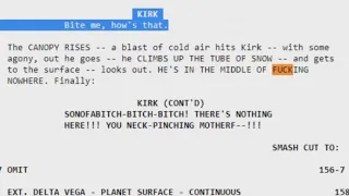 Analyzing Kurtzman's Star Trek 2009 Script . a Review by Nitpicking Nerd
