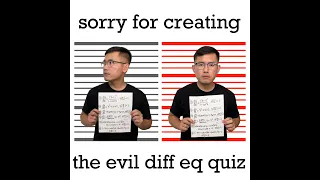 an evil differential equation quiz