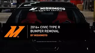 2017 Civic Type R Bumper Removal and Installation By Mishimoto