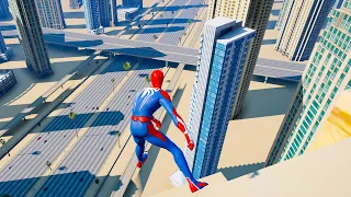 GTA 5 Spiderman Jumping off Highest Buildings Dubai Edition (Euphoria Physics/Ragdolls)