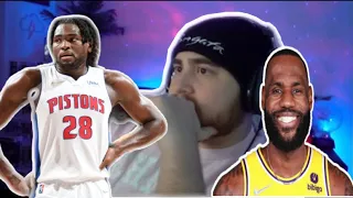 LosPollosTV is FURIOUS While Reacting to LeBron James & Isaiah Stewart