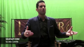 Tom Ellis LUCIFER Set Visit Interview