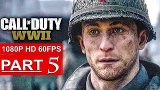 CALL OF DUTY WW2 Gameplay Walkthrough Part 5 Campaign [1080p HD 60FPS PS4 PRO] - No Commentary